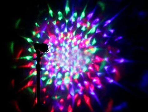 Renkli Led Döner Başlıklı Disko Ampulü ürün görseli 1