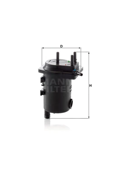 ( Wk939/17 X) (x) Yakıt Filtresi Mgn Iı 1.5 Dci 100hp (06-11) ürün görseli 1
