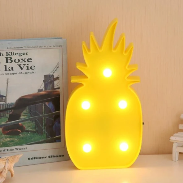 Ananas Tasarımlı Masa Lambası - Resim 2