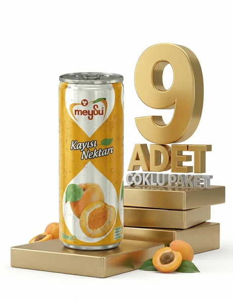 Meysu Kutu Kayısı 9x330 Ml - Resim 2