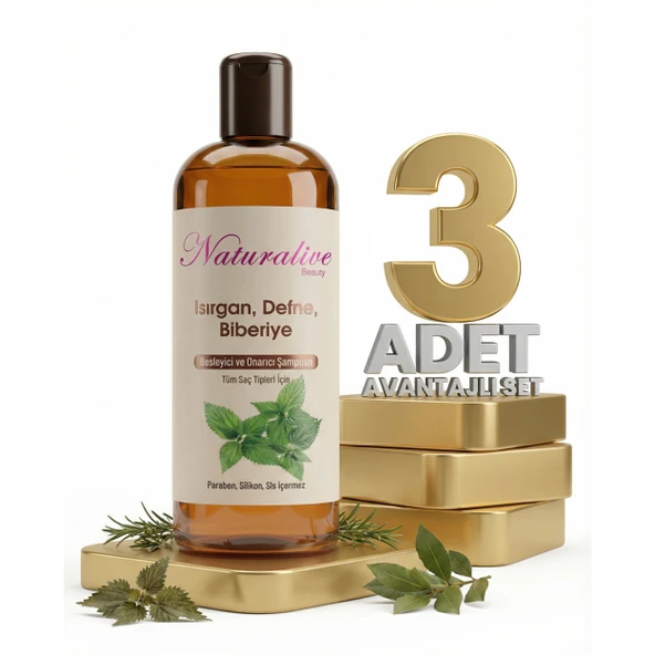 Naturalive Tüm Saçlar İçin Şampuanı 3x500 Ml ürün görseli 1