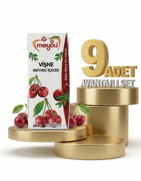 Meysu Nektar Vişne 9x200 Ml - Resim 2