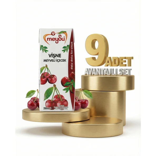 Meysu Nektar Vişne 9x200 Ml ürün görseli 1