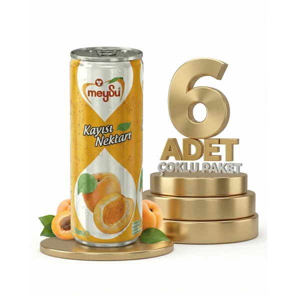 Meysu Kutu Kayısı 6x330 Ml ürün görseli 1