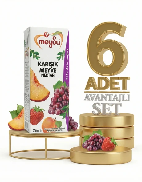 Meysu Nektar Karışık 6x200 Ml - Resim 2