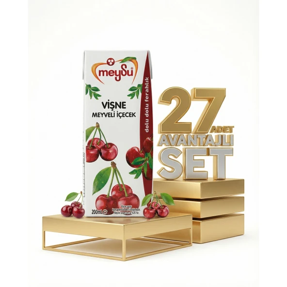 Meysu Nektar Vişne 27x200 Ml ürün görseli 1
