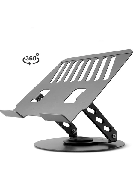 Daytona Power-Way 360 Derece Dönebilen Metal Ayarlı Macbook & Notebook Standı ürün görseli 1