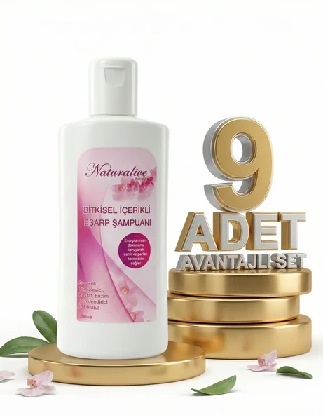 Naturalive Eşarp Şampuanı 9x200 Ml - Resim 2