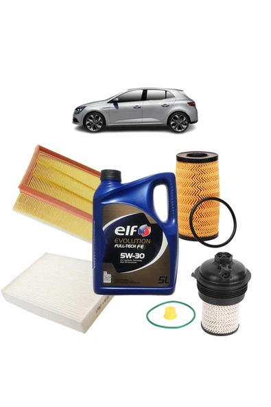 Renault Megane 4 1.5 Blue Dci 4plus Elf 5w30 5lt 2018 Sonrası ürün görseli 1