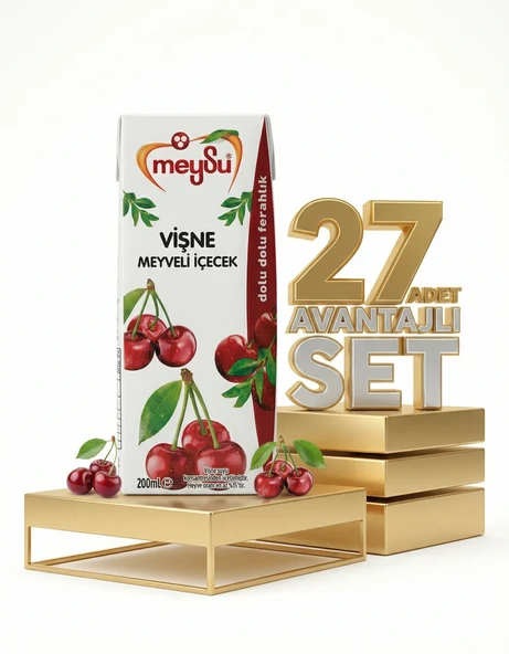 Meysu Nektar Vişne 27x200 Ml - Resim 2