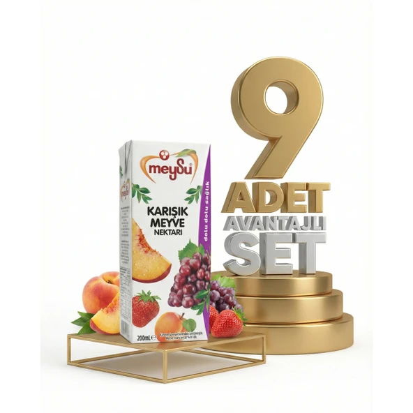 Meysu Nektar Karışık 9x200 Ml ürün görseli 1