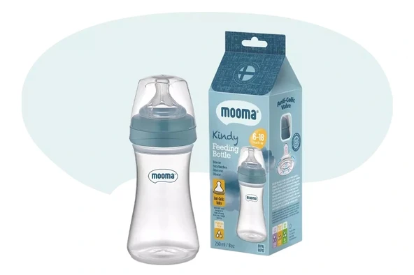 Biberon Anti Kolik Biberon 250 Ml Kapaklı Biberon 6 - Ay (Orta Akış) ürün görseli 1