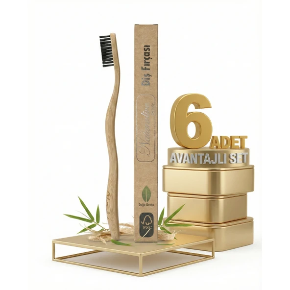 Naturalive Yetişkin Diş Fırçası x6 ürün görseli 1