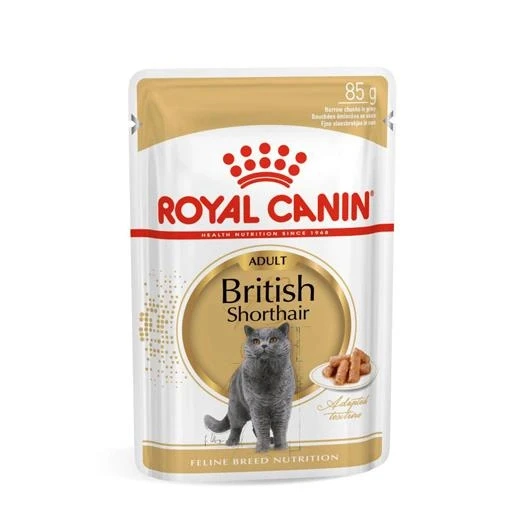 Royal Canin British Shorthair Pouch Yetişkin Kedi Konservesi 85 gr ürün görseli 1