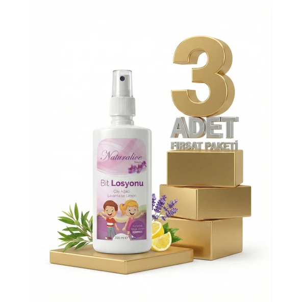 Naturalive Bit Losyonu 3x200 Ml ürün görseli 1