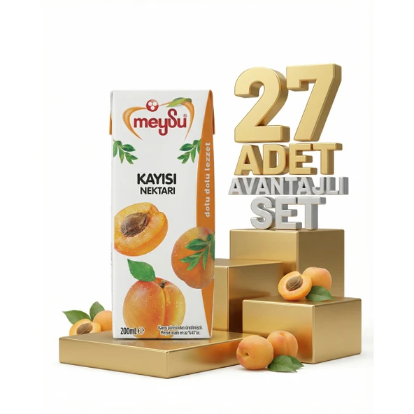 Meysu Nektar Kayısı 27x200 Ml ürün görseli 1