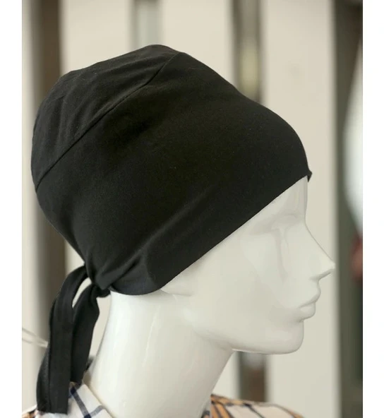 Bağlamalı Tesettür Bone - Bağlamalı Bandana 5 Adet ürün görseli 1