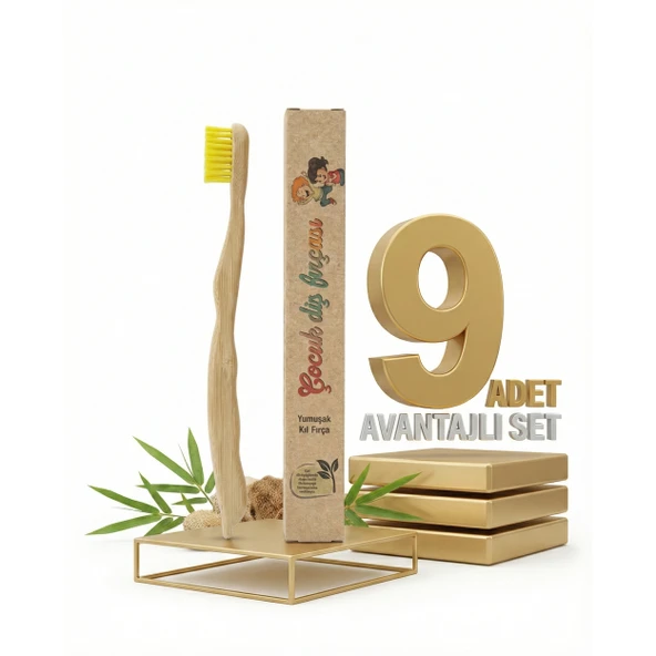 Naturalive Çocuk Diş Fırçası x9 ürün görseli 1