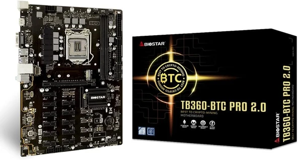 Biostar TB360-BTC Pro DDR4 8.9 Gen M.2 H110 ATX Anakart ürün görseli 1