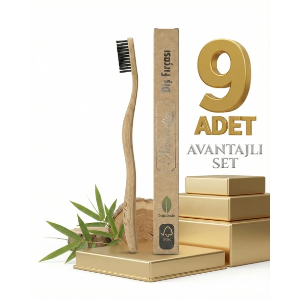 Naturalive Yetişkin Diş Fırçası x9 ürün görseli 1