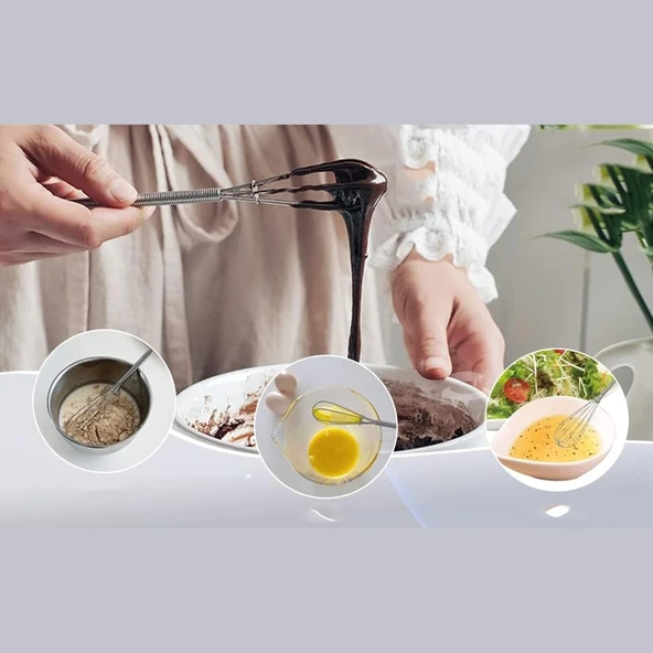 Mini Çırpıcı Çelik 6 Adet ürün görseli 1