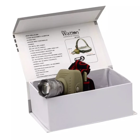 Süper Zoomlu Kafa Lambası Wt-053 - Resim 4