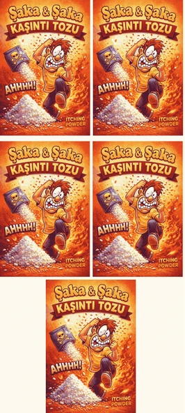 5 Adet Kaşıntı Tozu Şaka Kaşıntı Tozu Eğlence Şaka Amaçlı Toz ürün görseli 1
