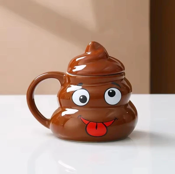 Şakacı Poo Kupa Bardak ürün görseli 1