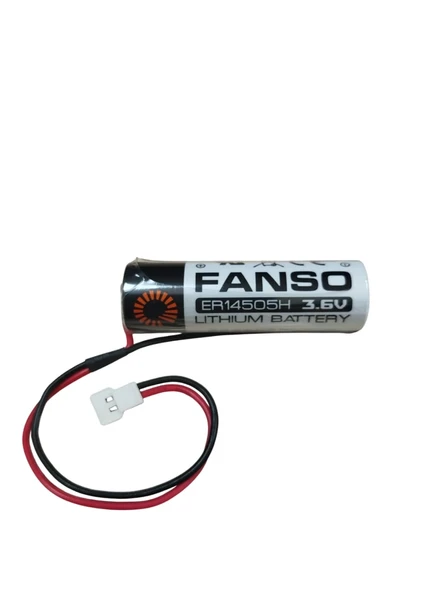 Fanso Er14505H Kablolu Konnektörlü (51005-2P) 3.6V Lithium Pil (Li-Socl2) ürün görseli 1