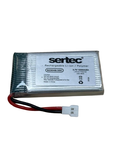 Sertec / 923048 / 3.7V - 1200Mah - 25C Beyaz Soket ürün görseli 1