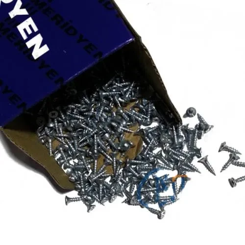 Klips, Menteşe, Ayak, Ağaç, Sunta Vidası - 3X13Mm, 100 Adet ürün görseli 1