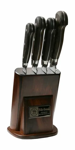 Sürbısa 61502Ym - Sürmene Yöresel Mutfak Bıçağı Seti - 4 Lü Set ürün görseli 1