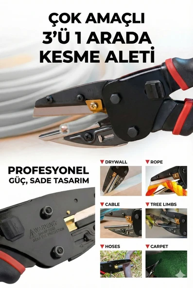 Multi Cutter Kalın Sert Malzeme Kesme Aleti - Resim 4