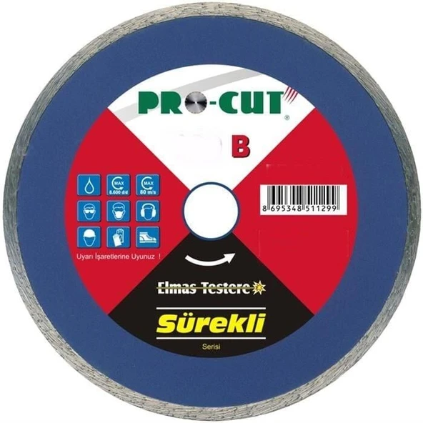 Pro-Cut 250 mm Seramik Cam Elmas Testere ürün görseli 1