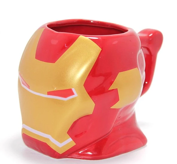 Marvel Iron Man 3d Kabartmalı Kask Tasarımlı Kupa Bardak Alk4541 ürün görseli 1