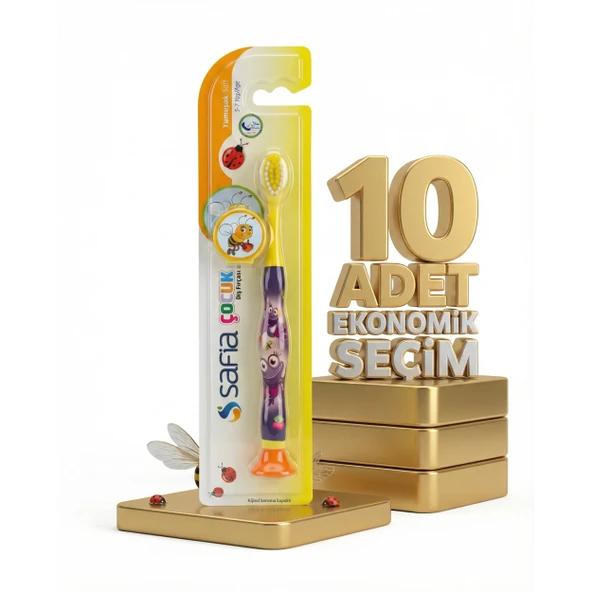 Safia Çocuk Yumuşak Soft Diş Fırçası 10lu ürün görseli 1