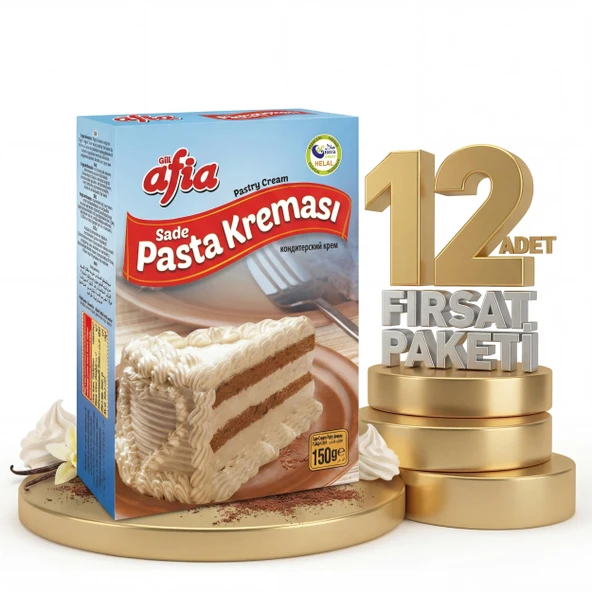 Afia Sade Pasta Kreması 12x150 Gr ürün görseli 1