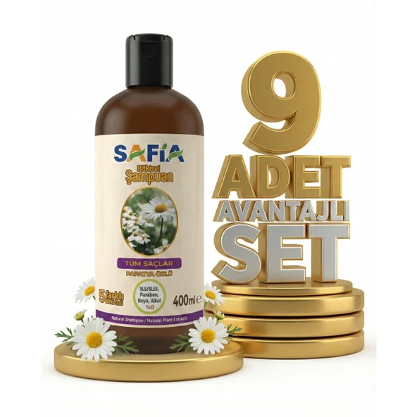 Safia Tüm Saçlar İçin Şampuan 9x400 Ml ürün görseli 1