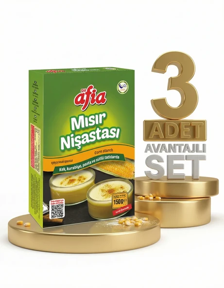 Afia Mısır Nişastası 3x150 Gr ürün görseli 1
