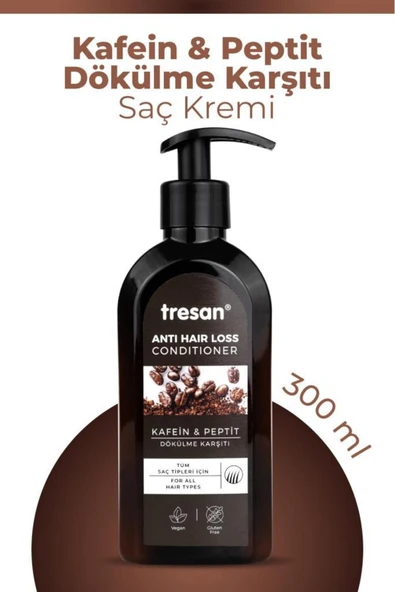 Tresan Kafein & Peptit Dökülme Karşıtı Saç Kremi 300 ml ürün görseli 1