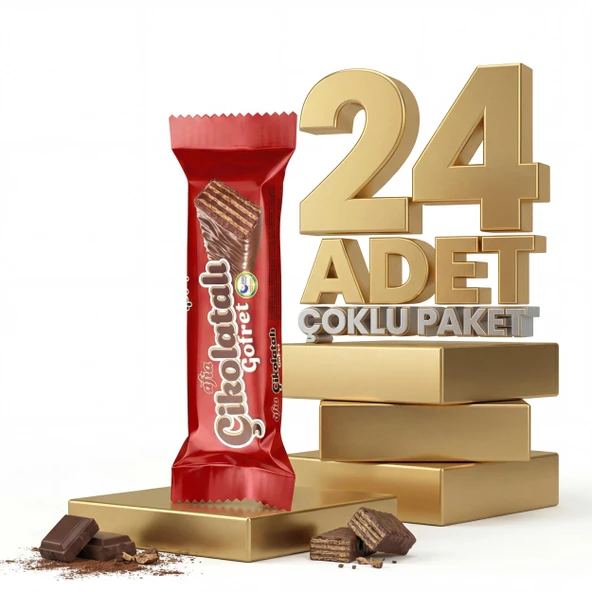 Afia Çikolatalı Sütlü Gofret 24x35 Gr ürün görseli 1