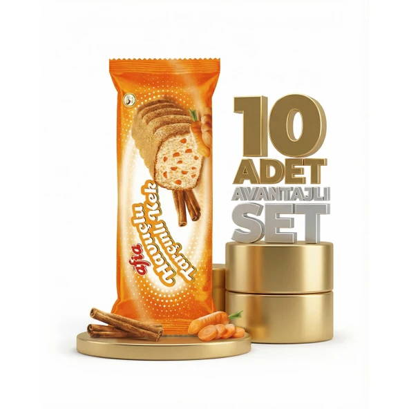 Afia Havuç Tarçınlı Kek 10x40 Gr ürün görseli 1