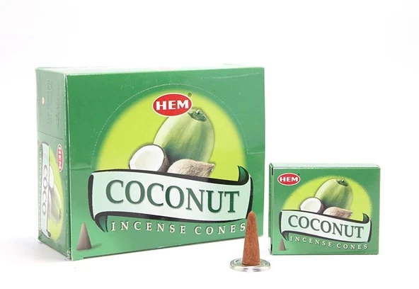 Coconut Aromalı Konik Tütsü ürün görseli 1