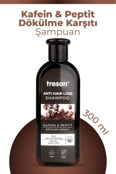 Tresan Kafein & Peptit Dökülme Karşıtı Şampuan 300 ml ürün görseli 1