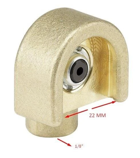 Pressol Tekalamit Pirinç Buton Başlık 22mm 1/8''F ürün görseli 1