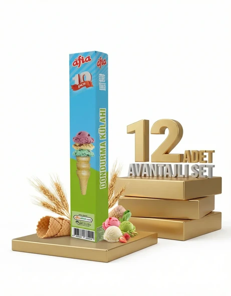 Afia Dondurma Külahı 12x10lu - Resim 2