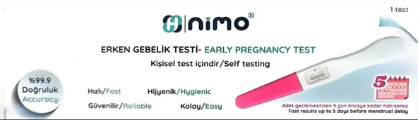 Nimo Erken Gebelik Testi ürün görseli 1