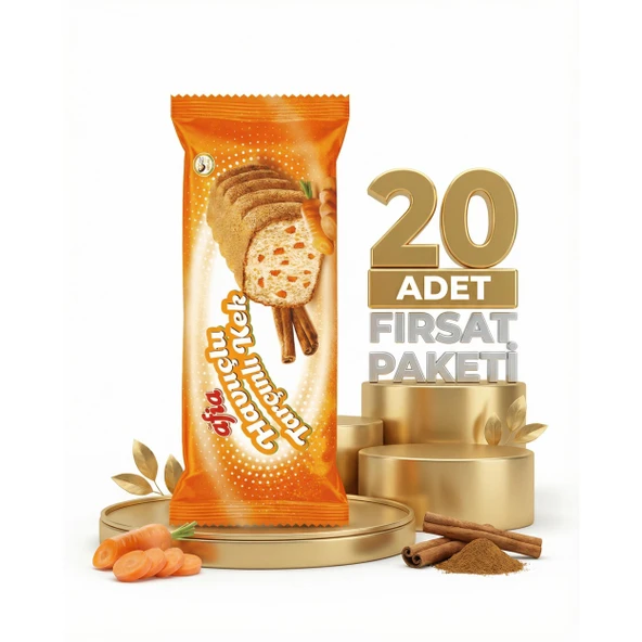Afia Havuç Tarçınlı Kek 20x40 Gr ürün görseli 1