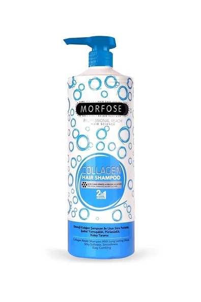 Morfose Collagen Şampuan Mavi 1000 ml ürün görseli 1