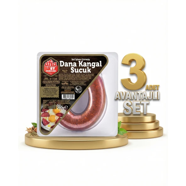 Afia Et Sucuk 3x260 Gr ürün görseli 1